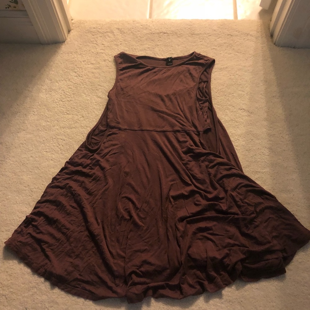 Mauvy purple sleeveless dress